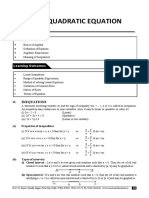 Quadratic Equation