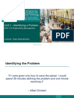 Unit 1 - Identifying A Problem PDF