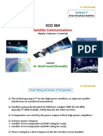 Lecture 7 Direct Broadcast Satellites