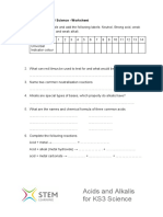 Worksheet Acids Alkalis ks3