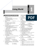 The Living World: Fact/Definition Type Questions
