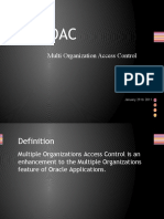 Multi Organization Access Control: January 29 TH 2011