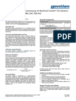 B08179 IFU Gentian Cystatin C Reagent Kit AU Systems REF1103 7725-V09usa