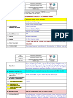 Service-Learning Project Planning Sheet