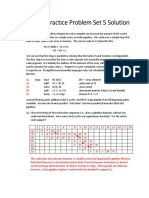 CSE 560 - Practice Problem Set 5 Solution