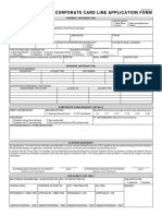 UBP Corp Credit Card Application Form - New Fillable