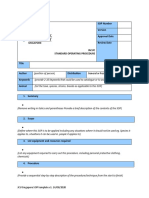 Standard Operating Procedure Template 04