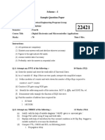 Sample-Question-Paper - Digital Electronics and Microcontroller Applications