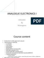 Analogue Electronics