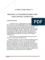 Data Structure Using C' Proposal On Telephone Directory Using Doubly-Linked List