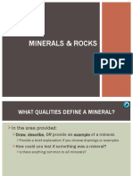 Minerals - Rocks