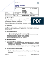 HSEMS Management Review Procedure