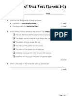 End of Unit Test (Levels 3-5) : Q Q Q Q Q Q Q