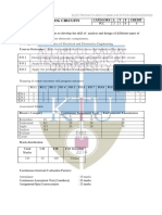 Analog Circuits Syllabus