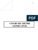 Cours de Métré