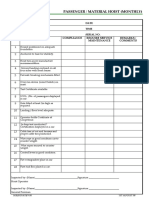 HSE-F-314 Passenger-Material Hoist Monthly Checklist