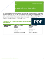 Assessment Changes To Lower Secondary Mathematics Checkpoint - tcm143-592672