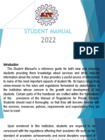 Student Manual 2022 1