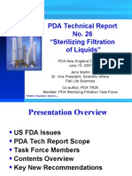 NE25. Sterilizing Liquid Filtration TR26