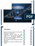 Transposons in Humans