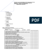 Thesis Bsba HM Questionnaire