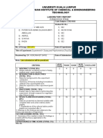 Lab Report Coverpage