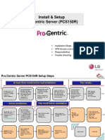 Install & Setup Procentric Server (Pcs150R)