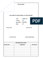 Tracebility Processrecall Procedures