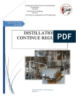 Distillation Continue Regulee
