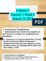 Cot Filipino 5 March 22