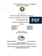 Study of Wireless Power Transfer Synopsis