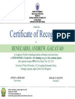 Recognition Cert Les Benecario, Andrew, Gacayao