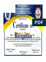 Certificate For G12 S.Y. 2022 2023