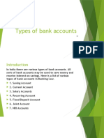 Types of Bank Accounts SRVP