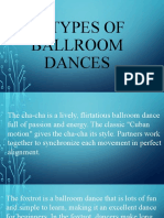 12 Types of Ballroom Dances