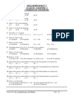 03 Coordinate Geometry MCQs