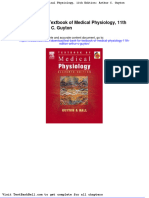 Test Bank For Textbook of Medical Physiology 11th Edition Arthur C Guyton Download