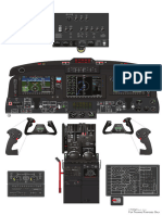 BE-300 G1000 Cockpit Poster
