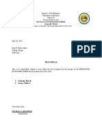 Transmittal LSB