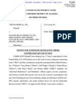 Vertos v. Folsom - Motion For TRO