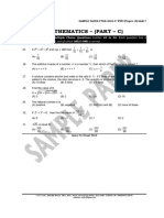 Ftre 2022 8th p2 Sample Paper Math