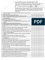 Worldview Assessment Instrument Scales - англ