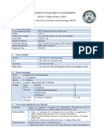 Course Outline EDC Dr. Hussain