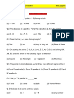 9th Coordinate Geometry Test Papers-3