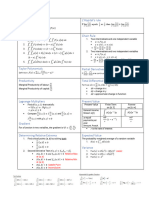 Math 156 Final Cheat Sheet