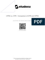 Cpra Vs CPR Comparison of CPR and Cpra