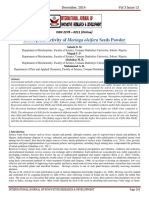 Biosorption Activity of Moringa Oleifera Seeds Powder (2014)