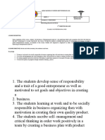 Entrep Course Outline Edited