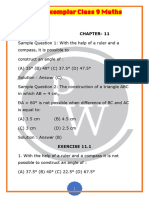NCERT Exemplar Class 9 Maths: Chapter-11