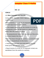 NCERT Exemplar Class 9 Maths: Chapter-10 Circle